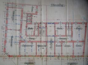 Parterre mit Gasthaus - 1900