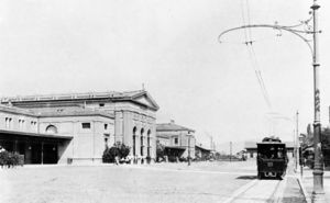 Hauptbahnhof vor der Zerstörung im 2. Weltkrieg