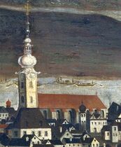 Kirche mit barockem Turmhelm