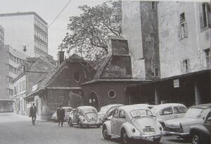 Stainzerhof mit Stadtmauer - 1965